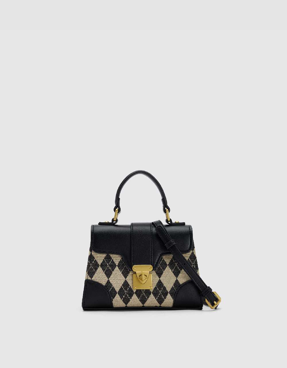 Argyle Printed Shoulder Bag