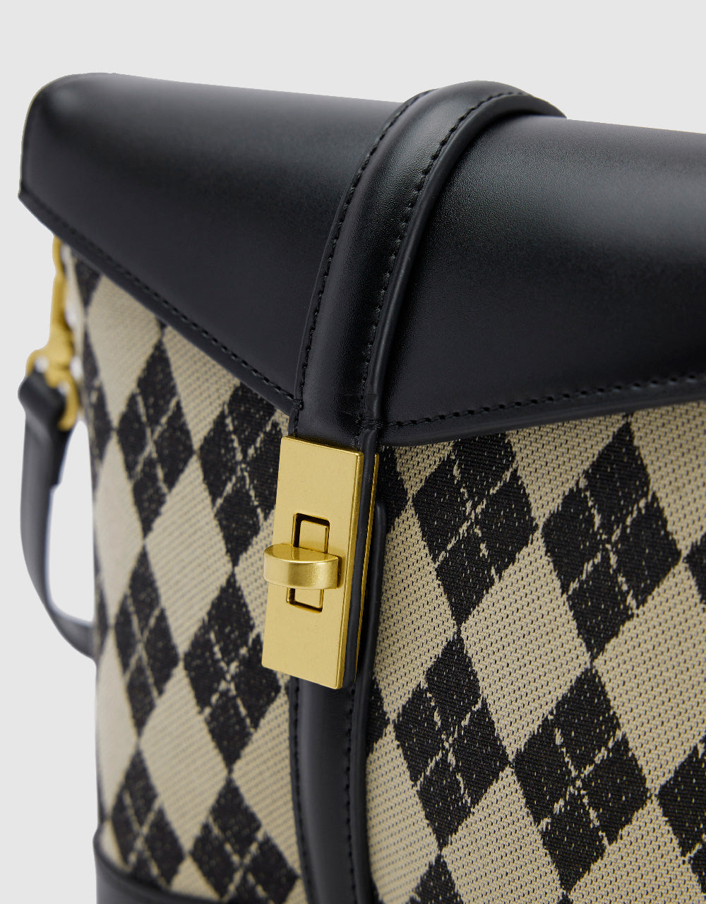 Argyle Printed Bucket Bag