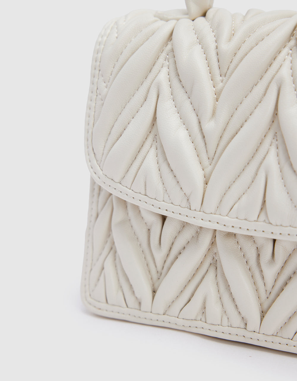 Embossed Shoulder Bag