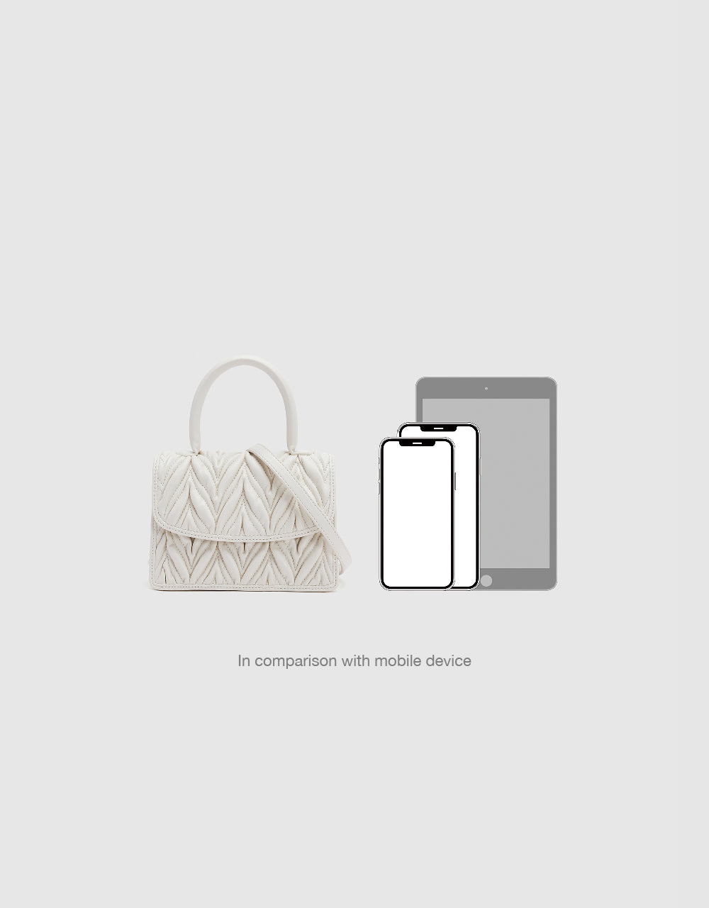 Embossed Shoulder Bag