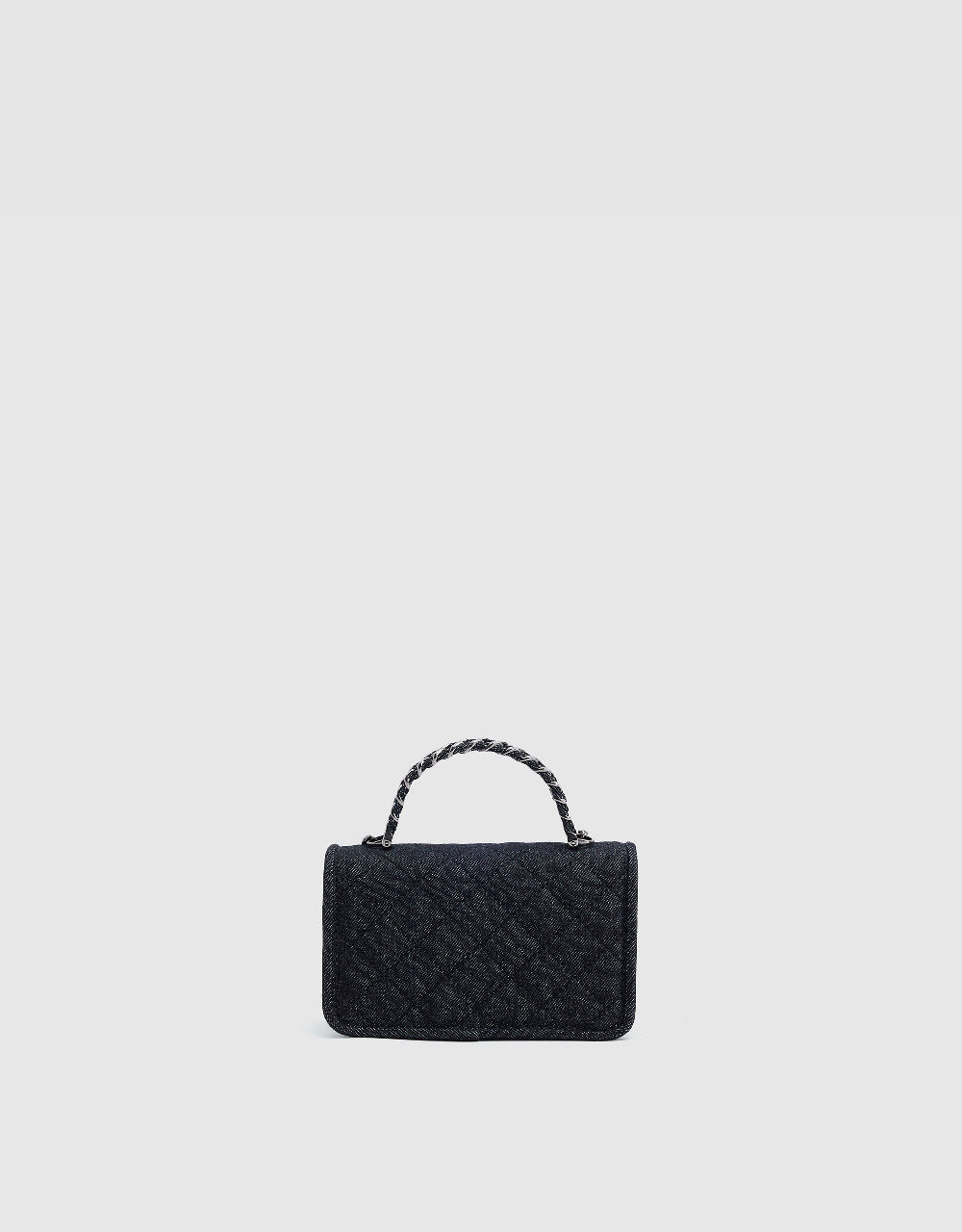 Quilted Denim Shoulder Bag