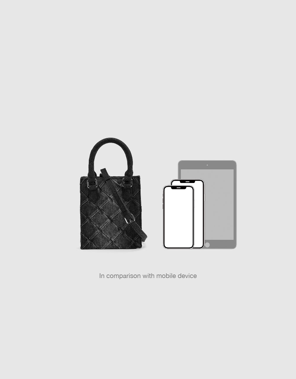 Denim Mini Tote Bag