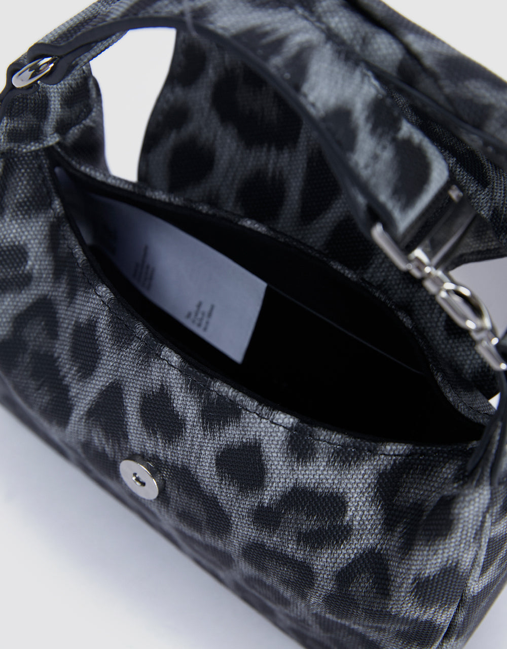 Leopard Printed Vegan Leather Shoulder Bag