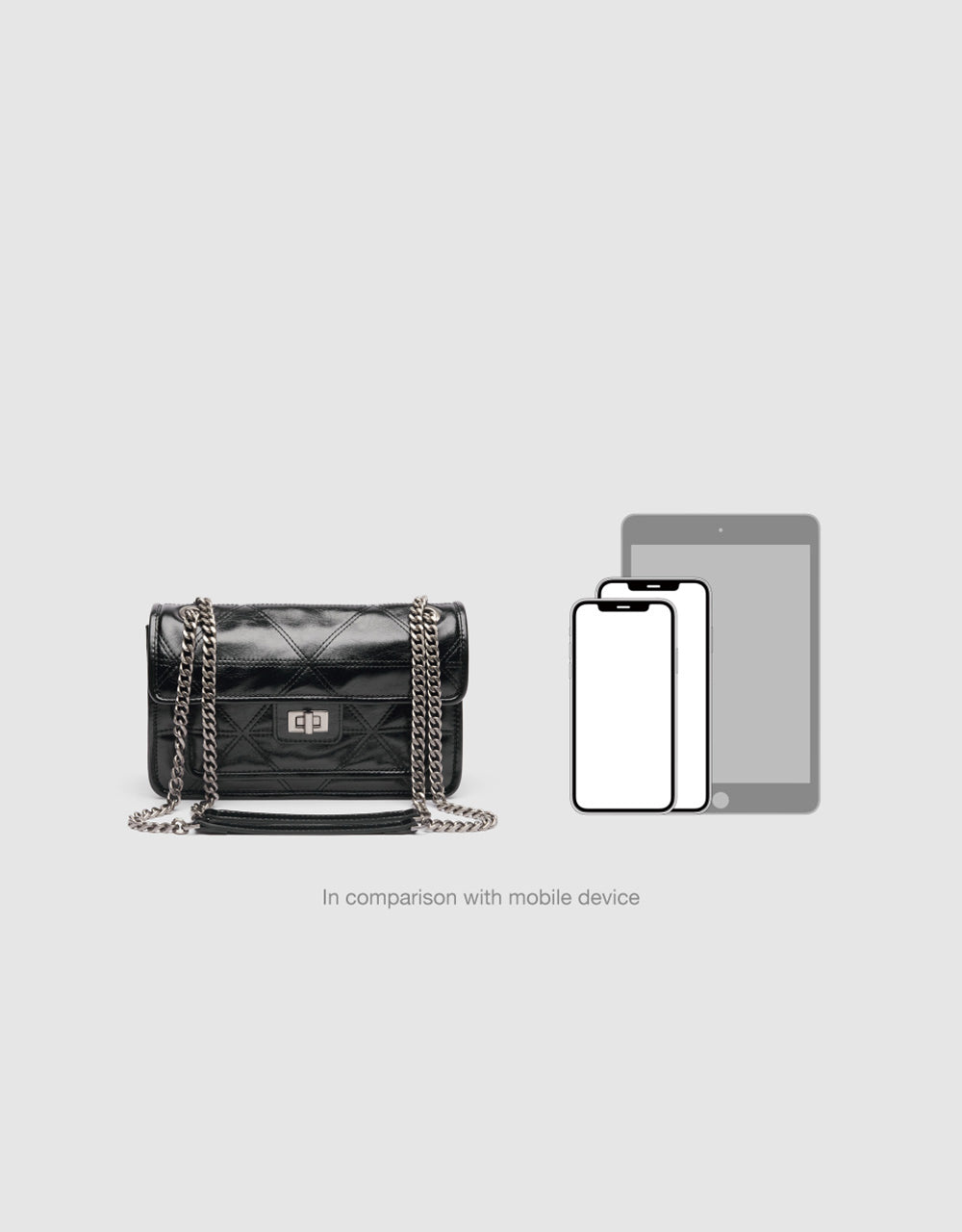 Turn Lock Shoulder Bag