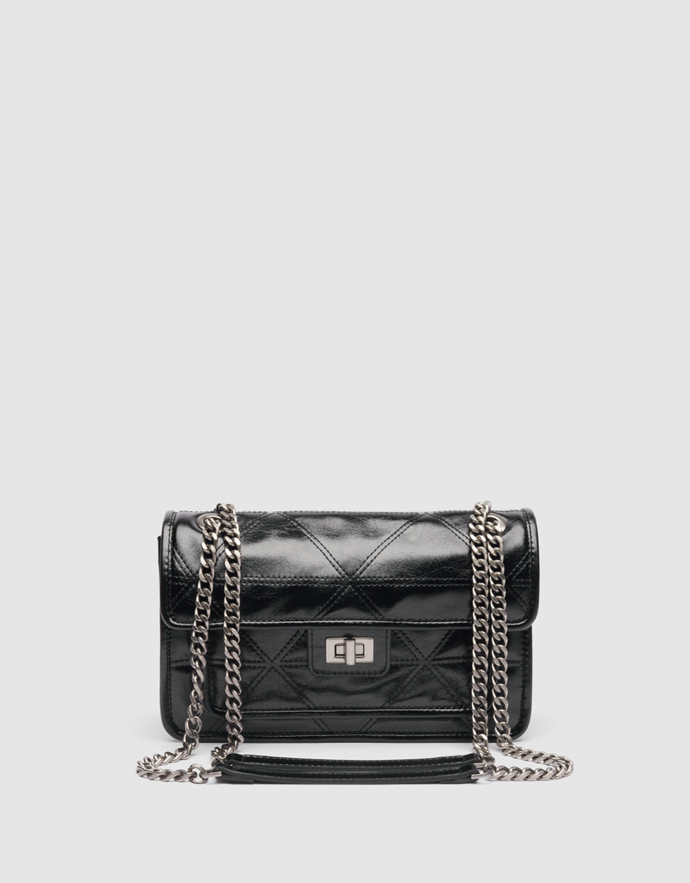 Turn Lock Shoulder Bag