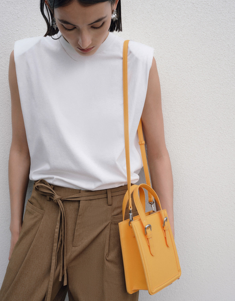 Vegan Leather Shoulder Bag