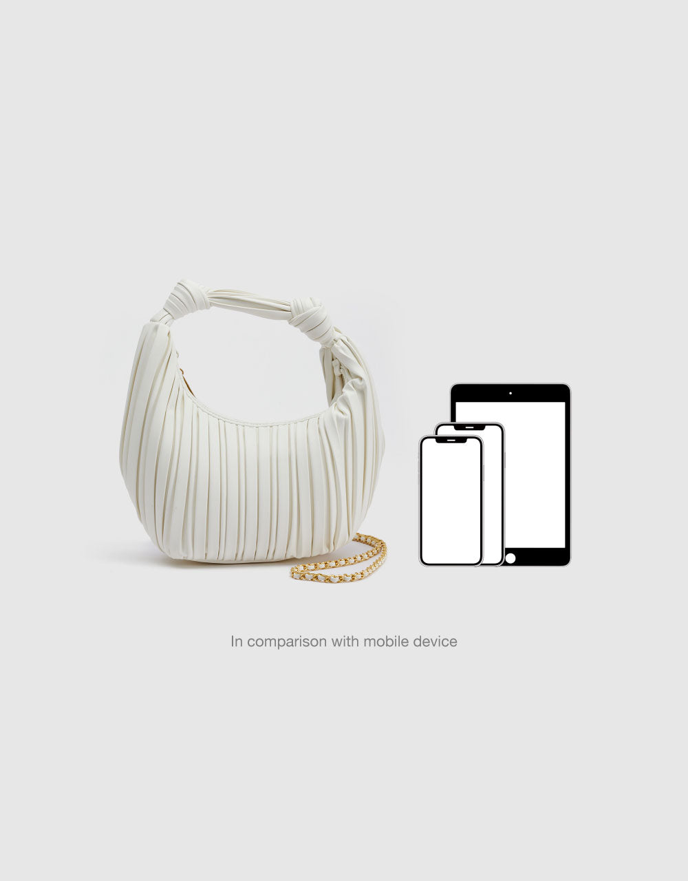 Knot Décor Shoulder Bag