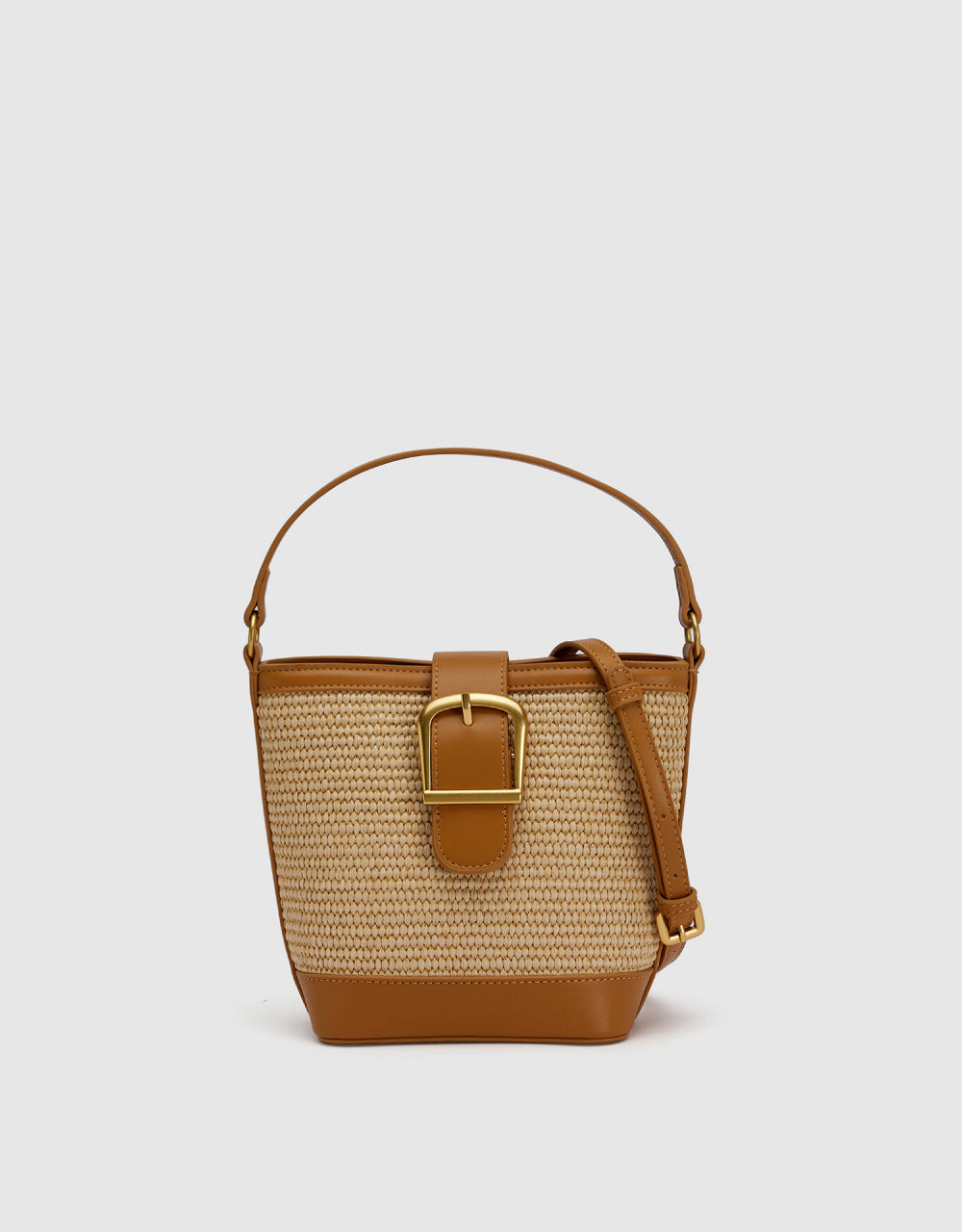 Two-Toned Bucket Bag