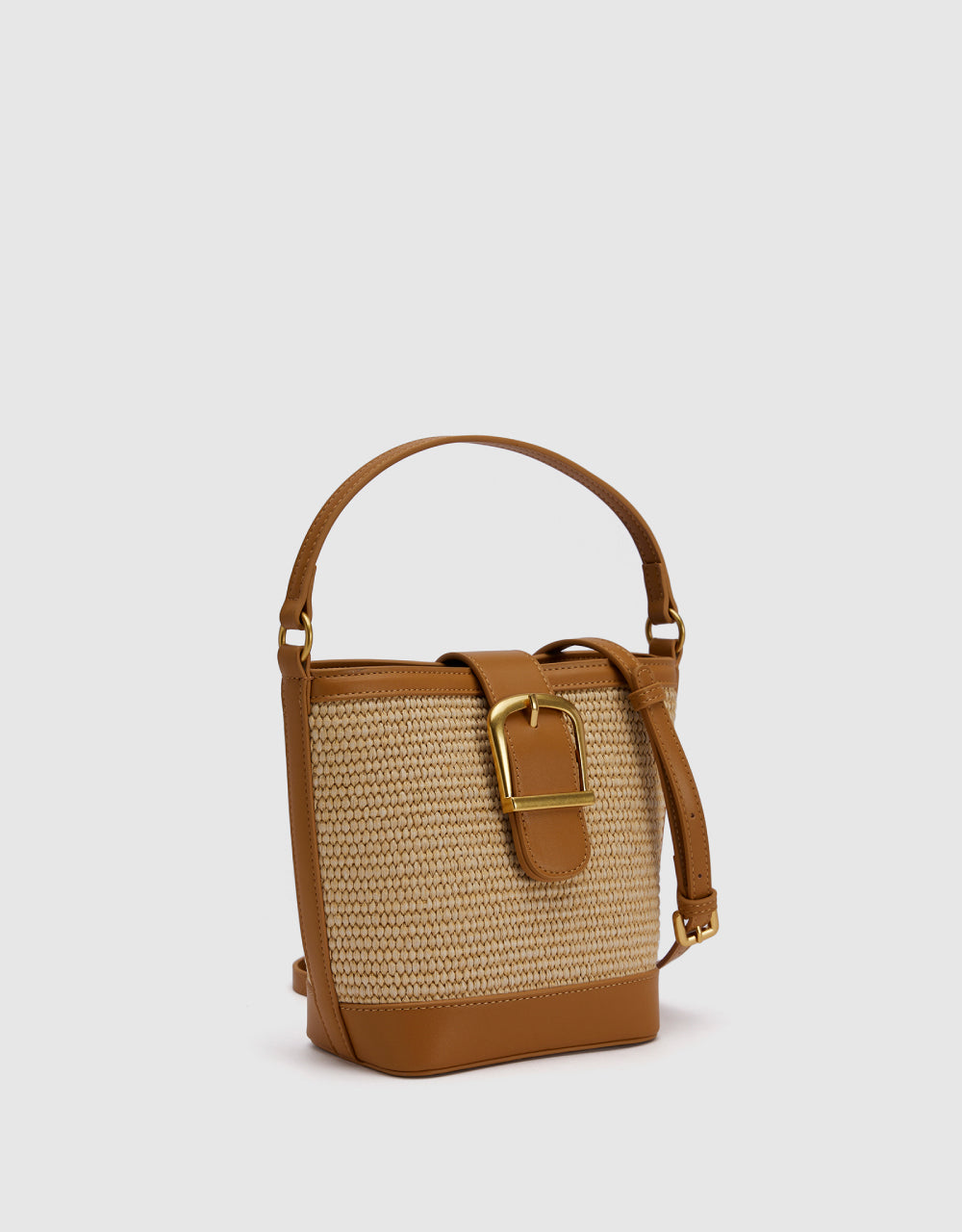 Two-Toned Bucket Bag