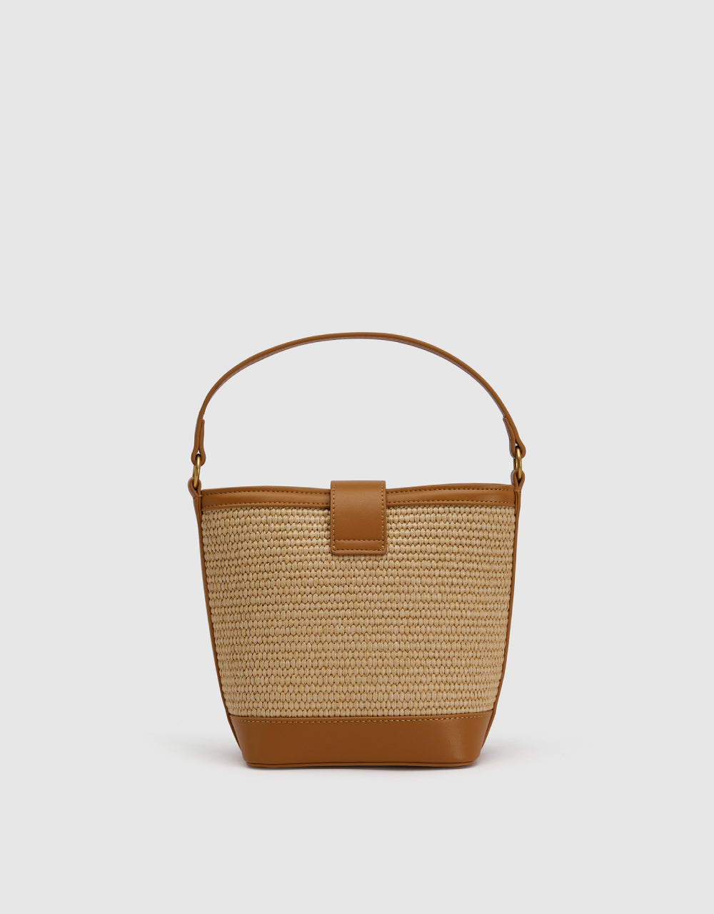 Two-Toned Bucket Bag