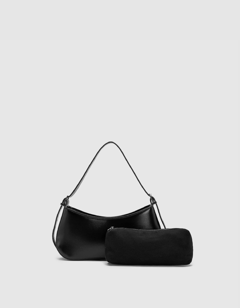 Vegan Leather Baguette Bag