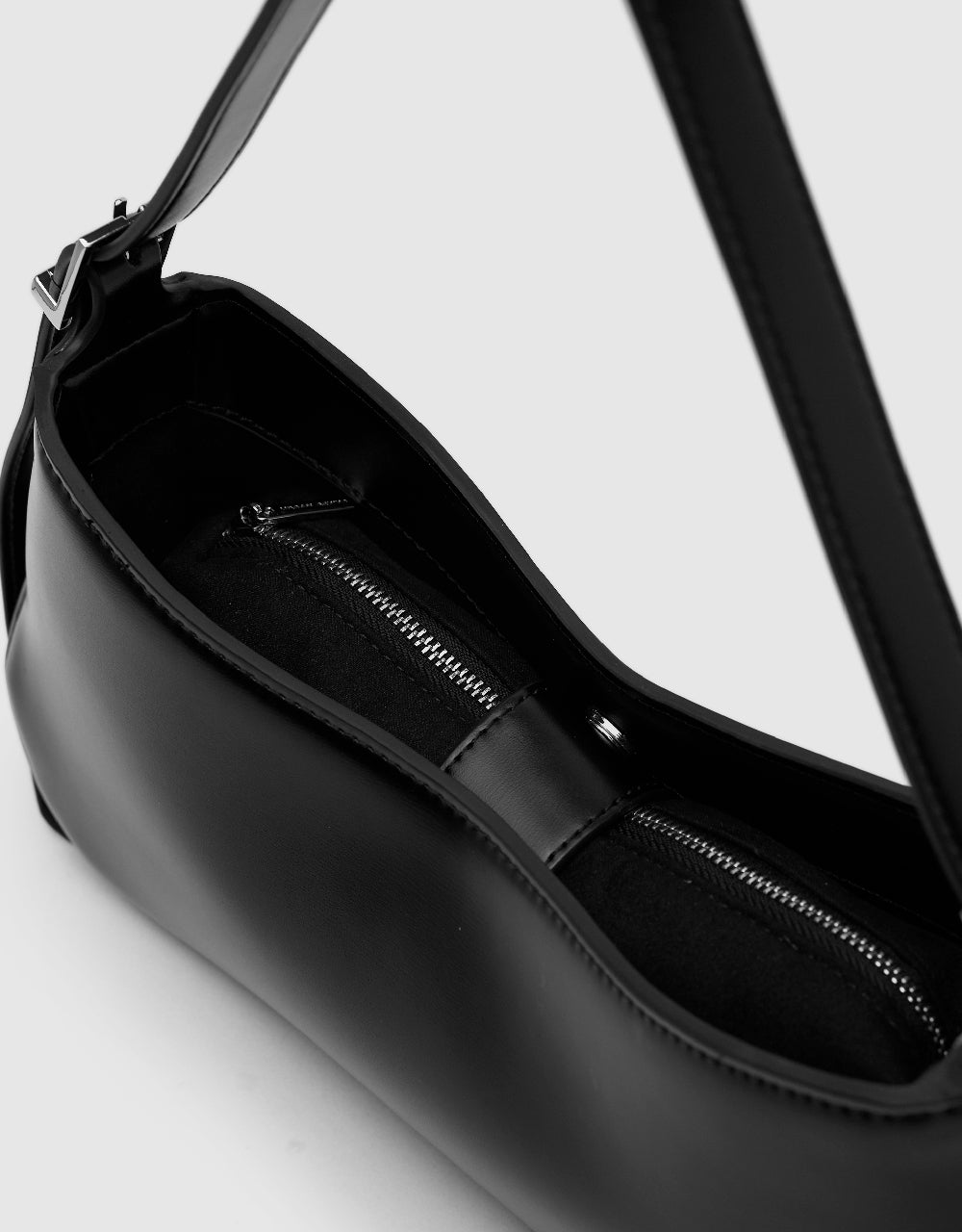 Vegan Leather Baguette Bag