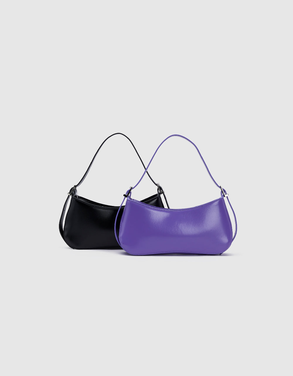 Vegan Leather Baguette Bag
