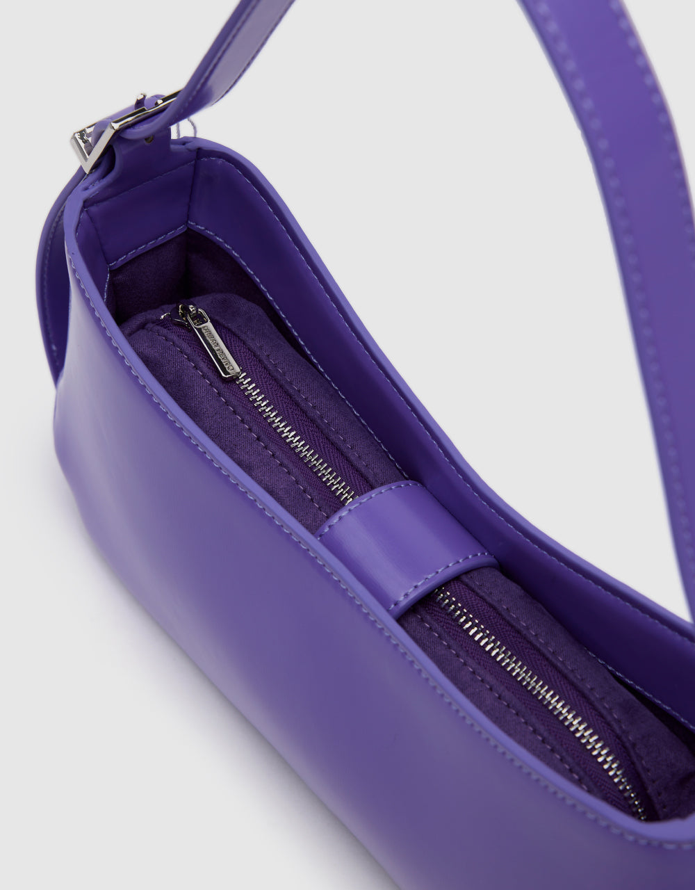 Vegan Leather Baguette Bag