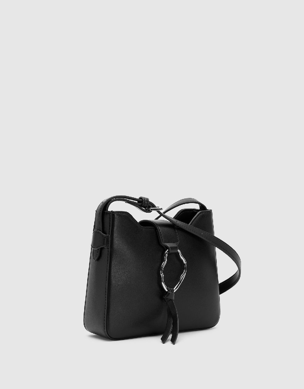 Crossbody Bag With O-Ring Décor