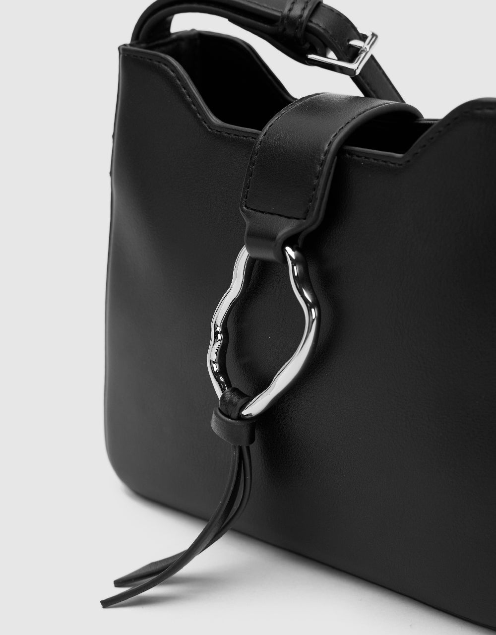 Crossbody Bag With O-Ring Décor