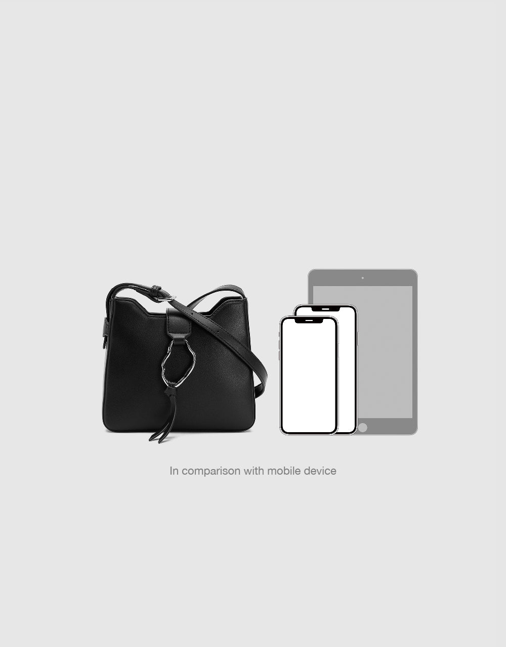 Crossbody Bag With O-Ring Décor