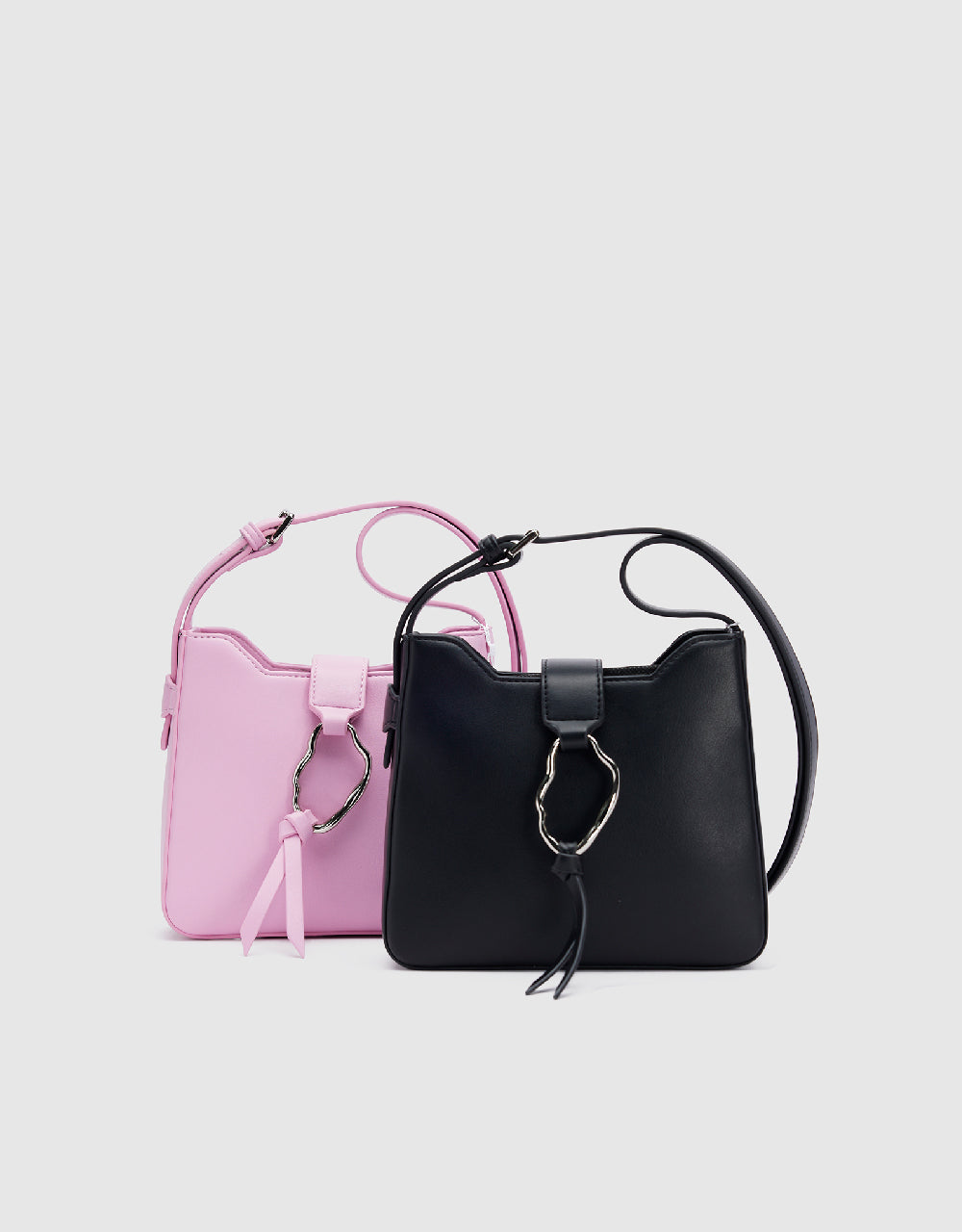 Crossbody Bag With O-Ring Décor