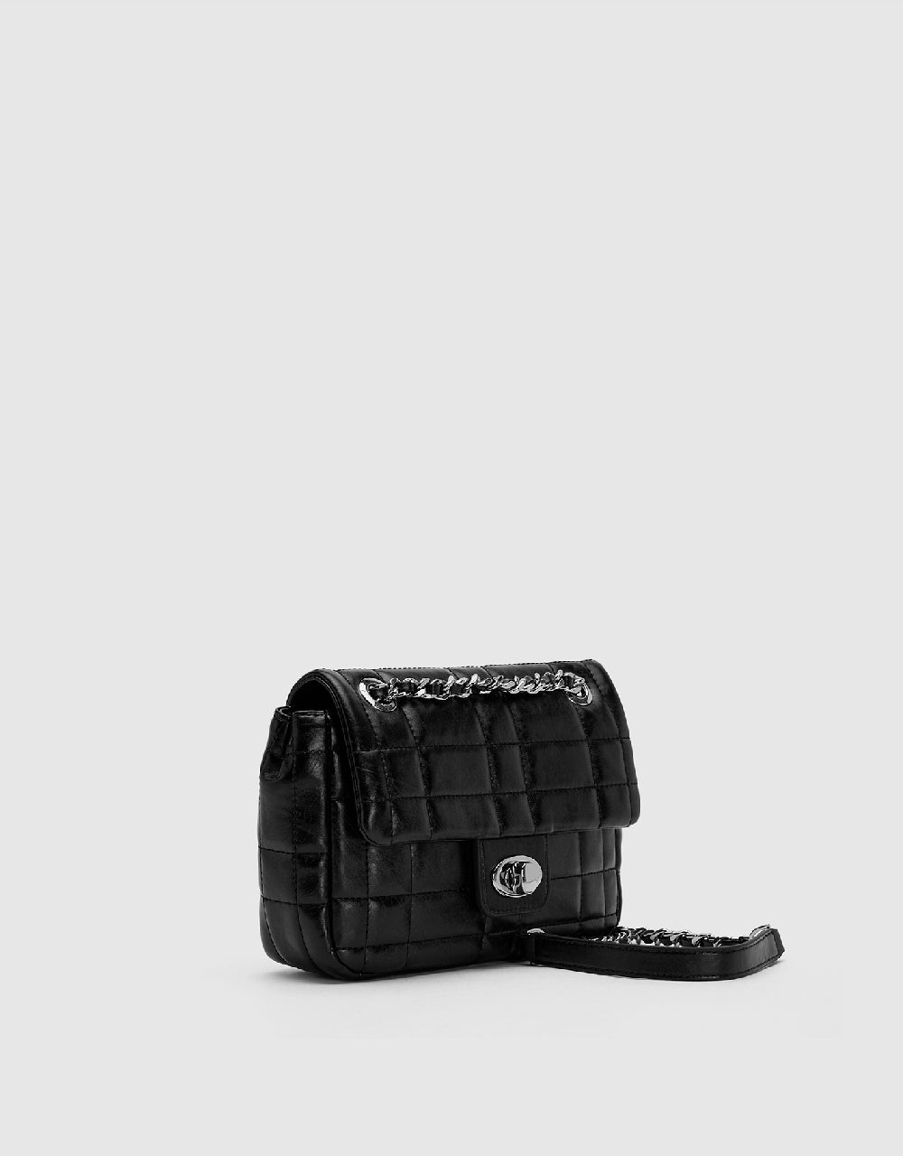 Turn-Lock Shoulder Bag