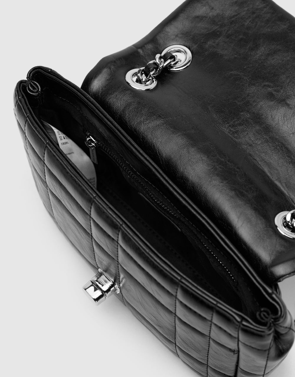 Turn-Lock Shoulder Bag