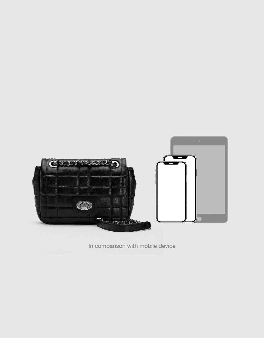 Turn-Lock Shoulder Bag