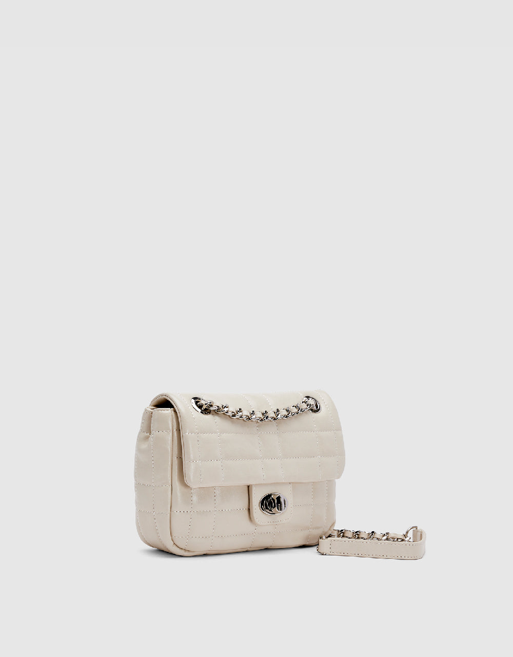 Turn-Lock Shoulder Bag