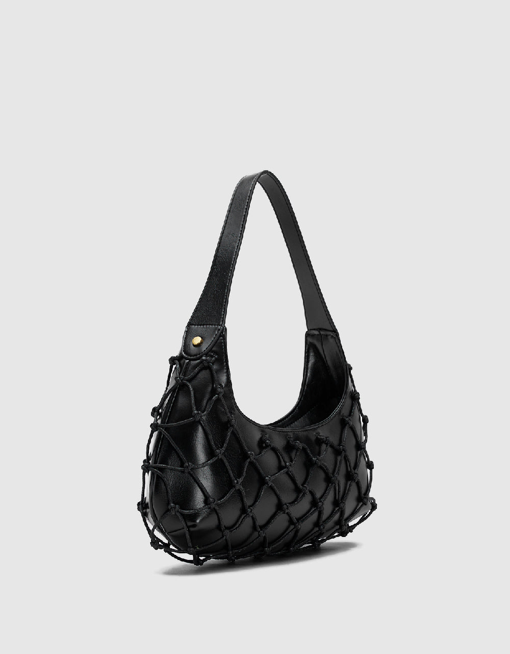 Fishnet Décor Baguette Bag