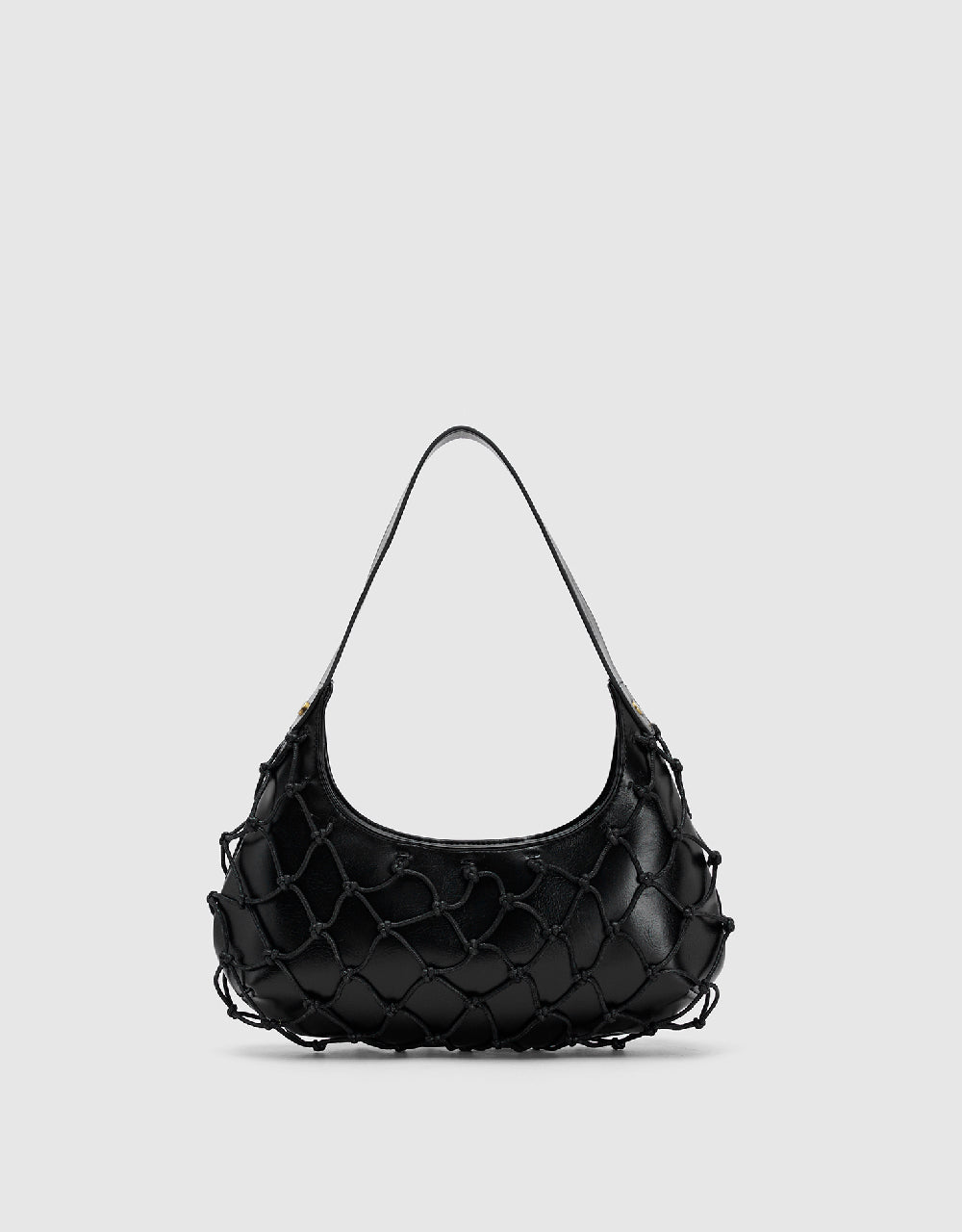 Fishnet Décor Baguette Bag