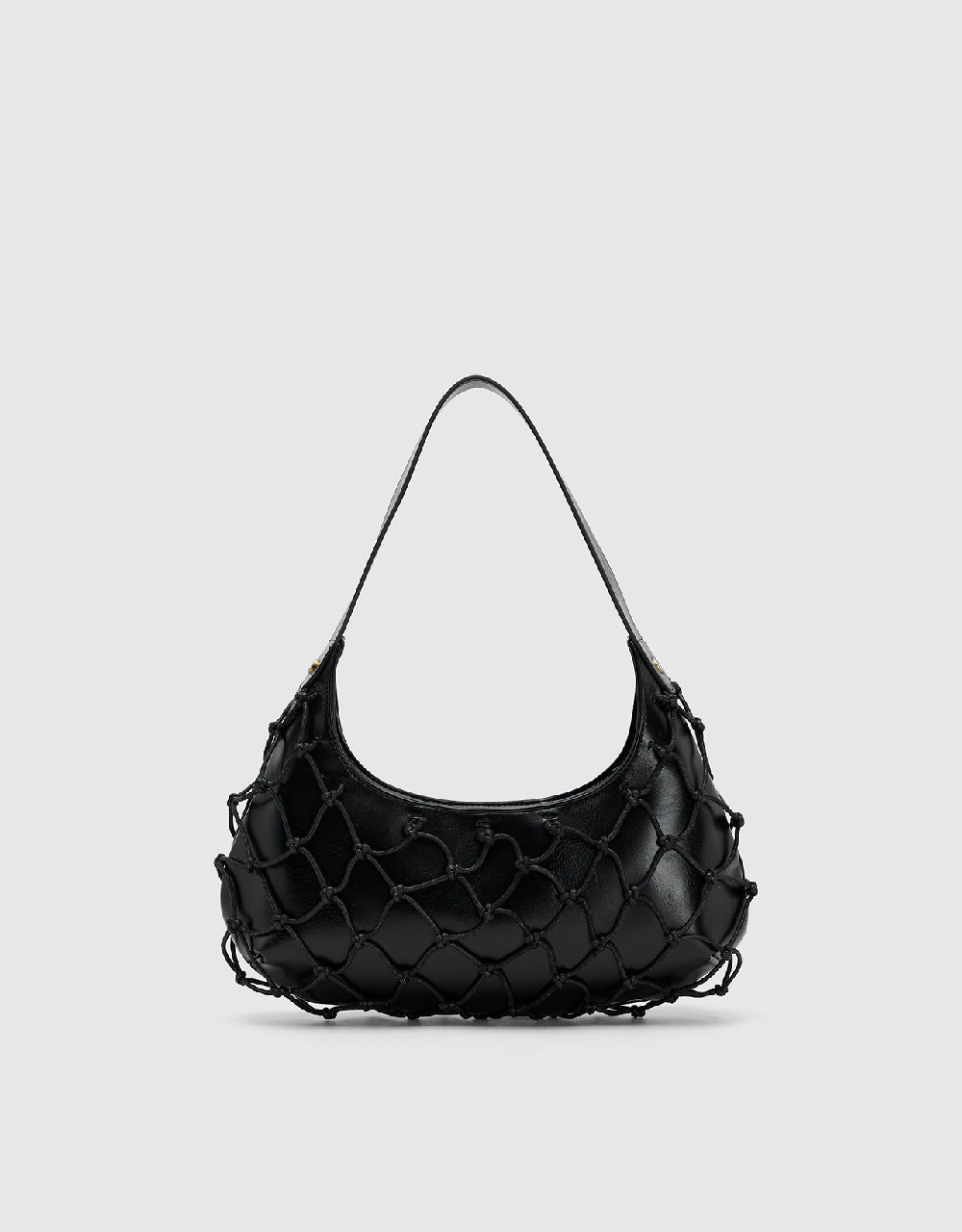 Fishnet Décor Baguette Bag