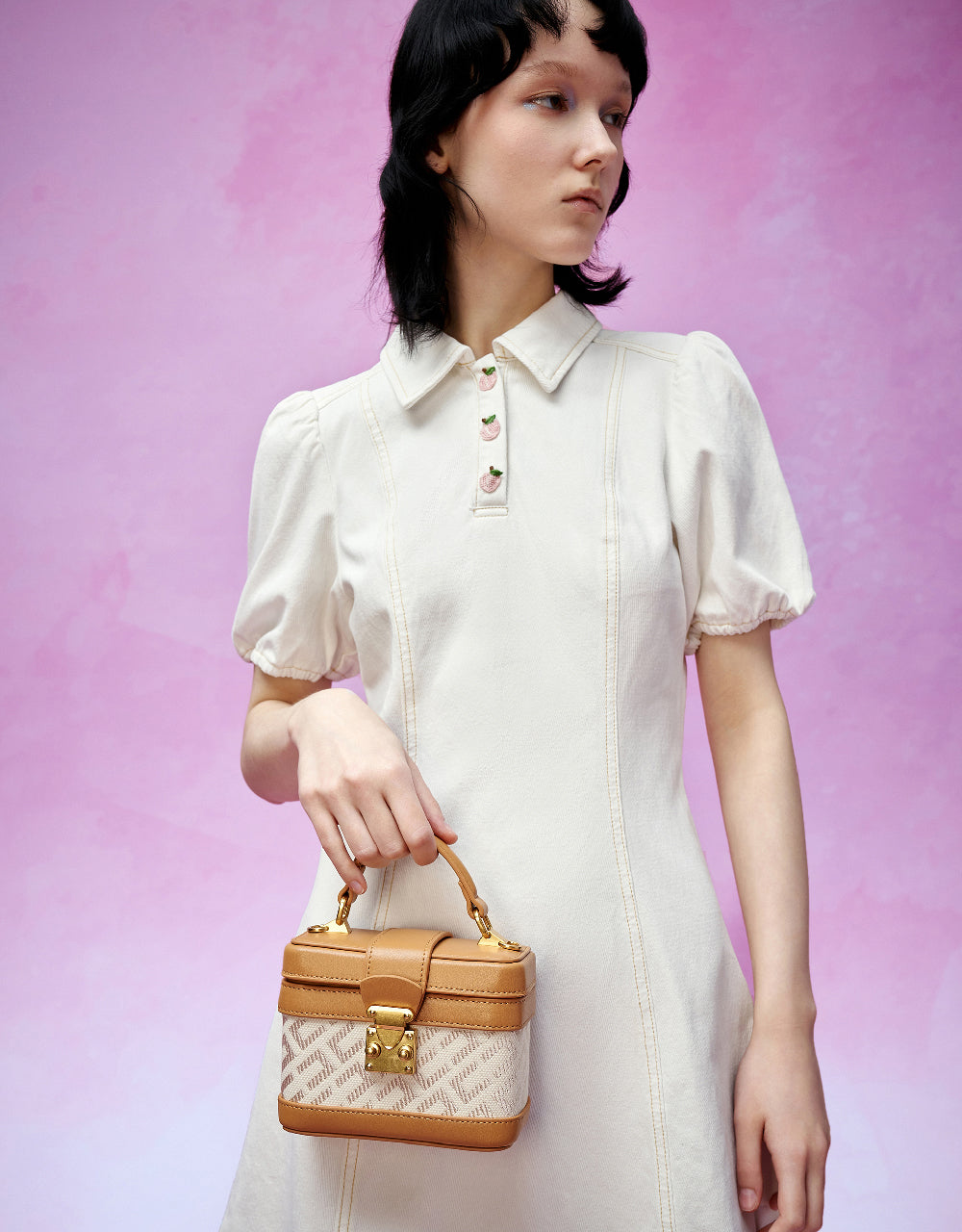 Two-Toned Box Bag