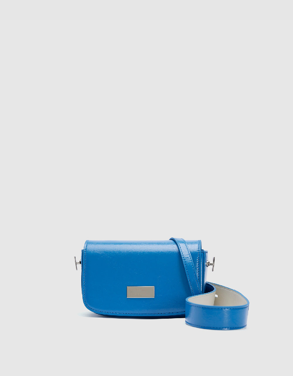 Shoulder Bag With Coordinates Plate