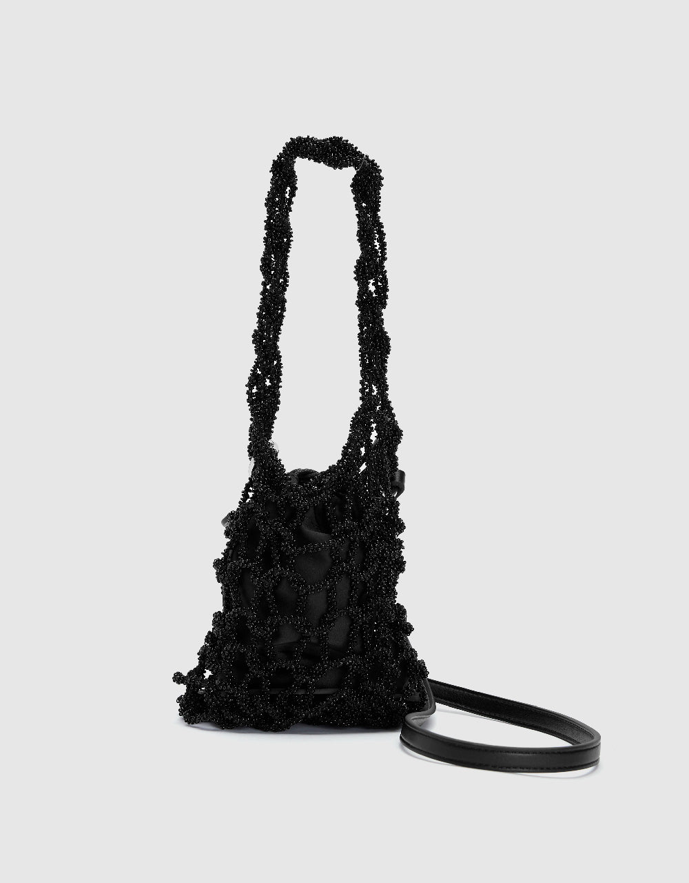 Fishnet Décor Shoulder Bag