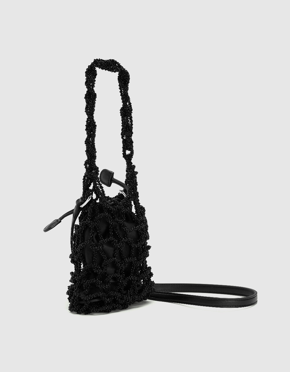 Fishnet Décor Shoulder Bag