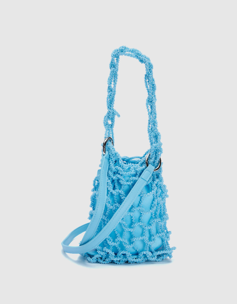 Fishnet Décor Shoulder Bag