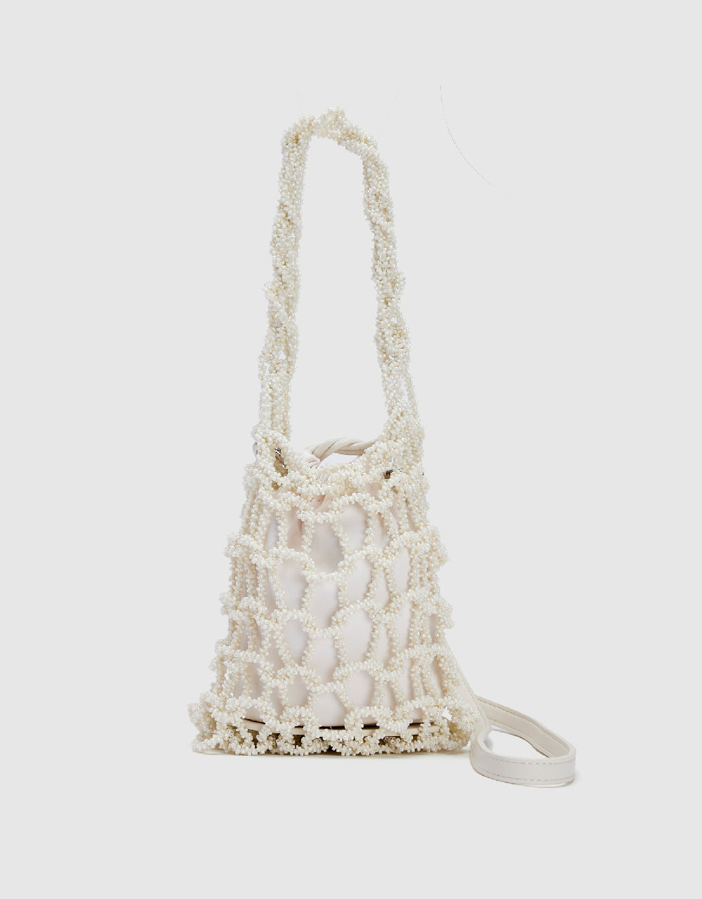Fishnet Décor Shoulder Bag