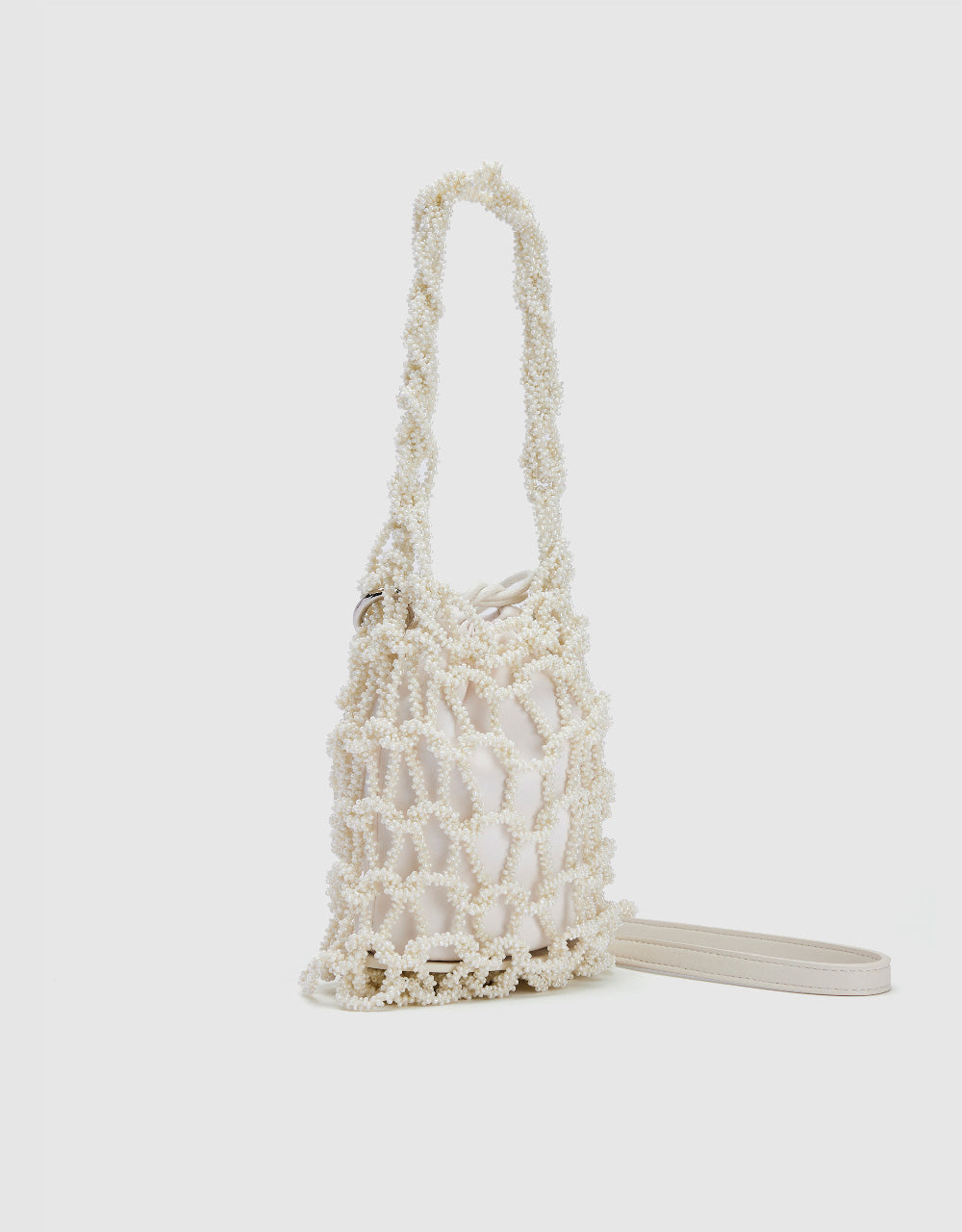 Fishnet Décor Shoulder Bag
