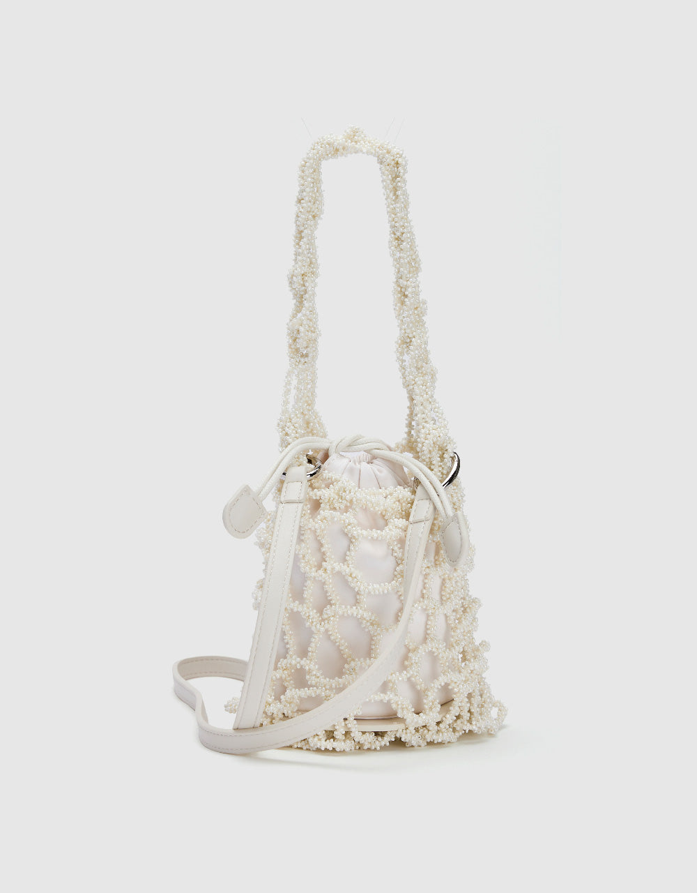 Fishnet Décor Shoulder Bag