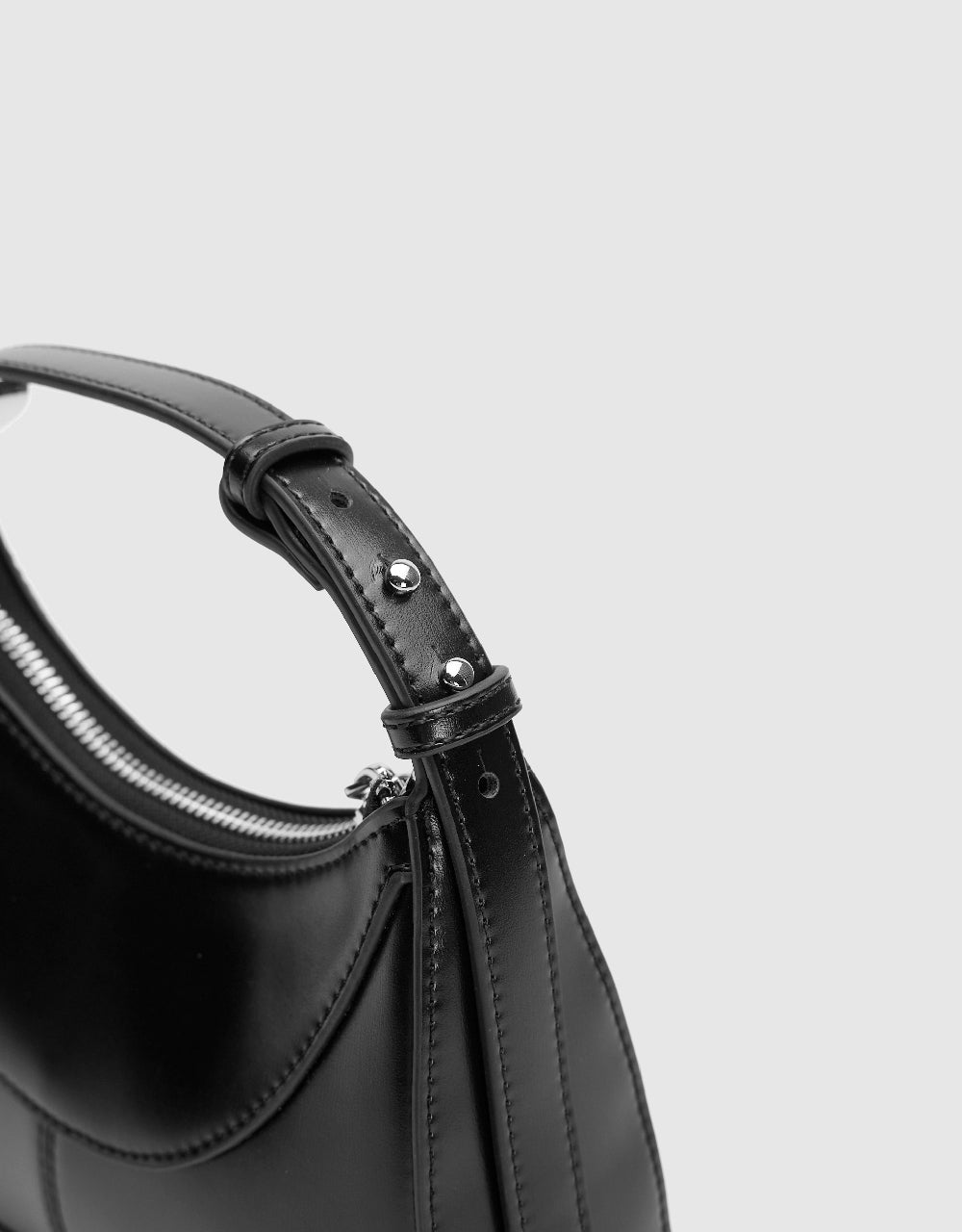 Vegan Leather Baguette Bag