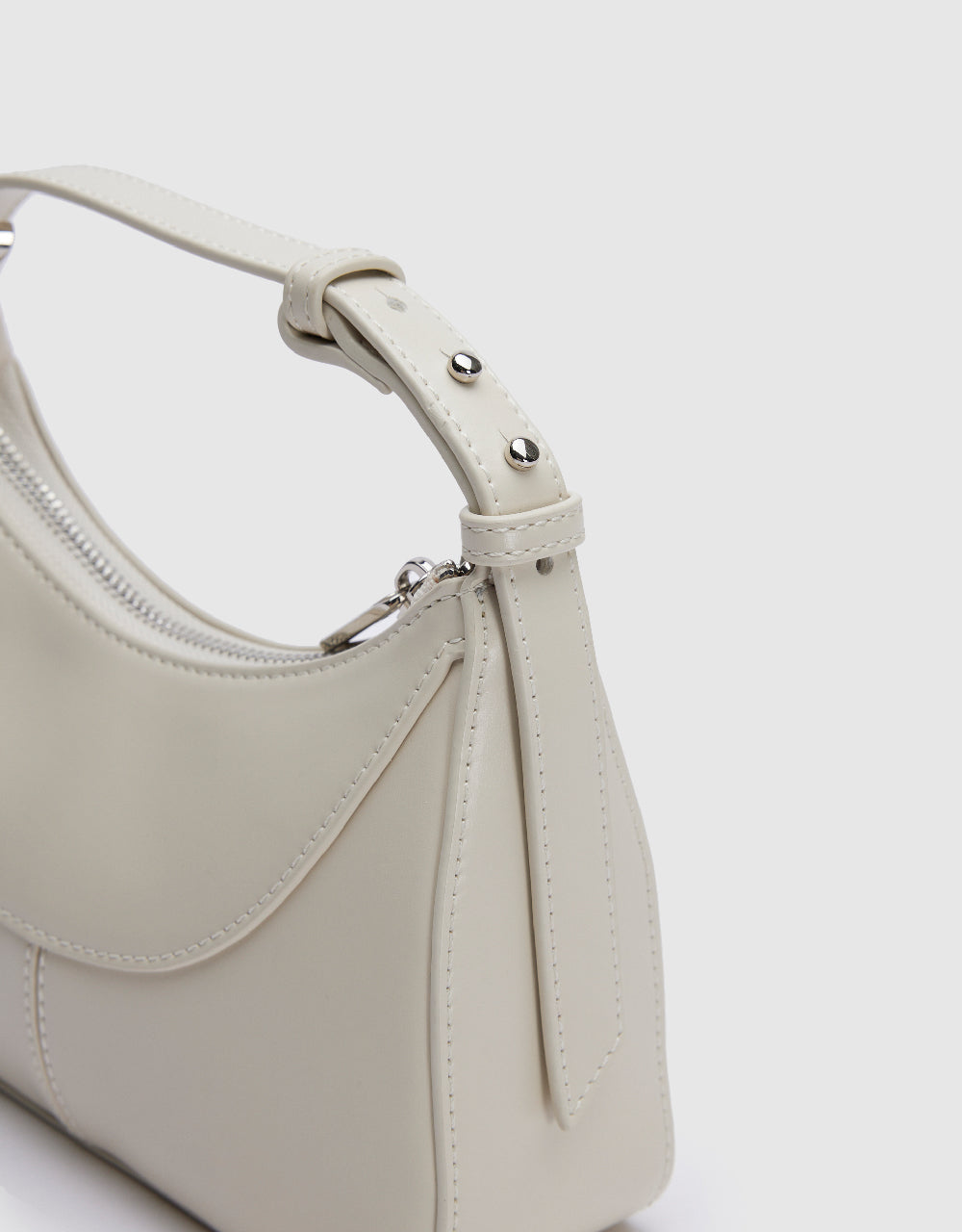Vegan Leather Baguette Bag