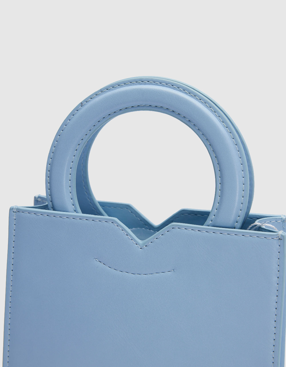 Embossed Vegan Leather Shoulder Bag