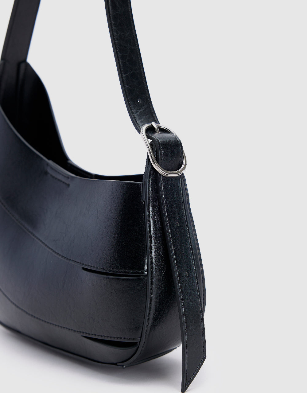 2 In 1 Vegan Leather Shoulder Bag