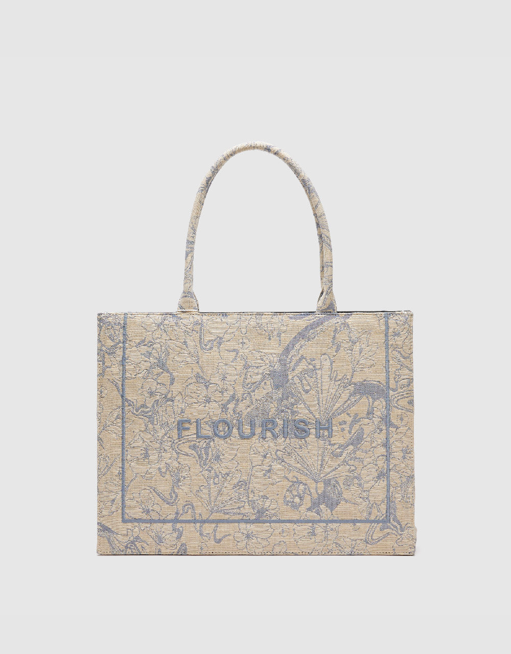 Printed Tote Bag With Stand Handle