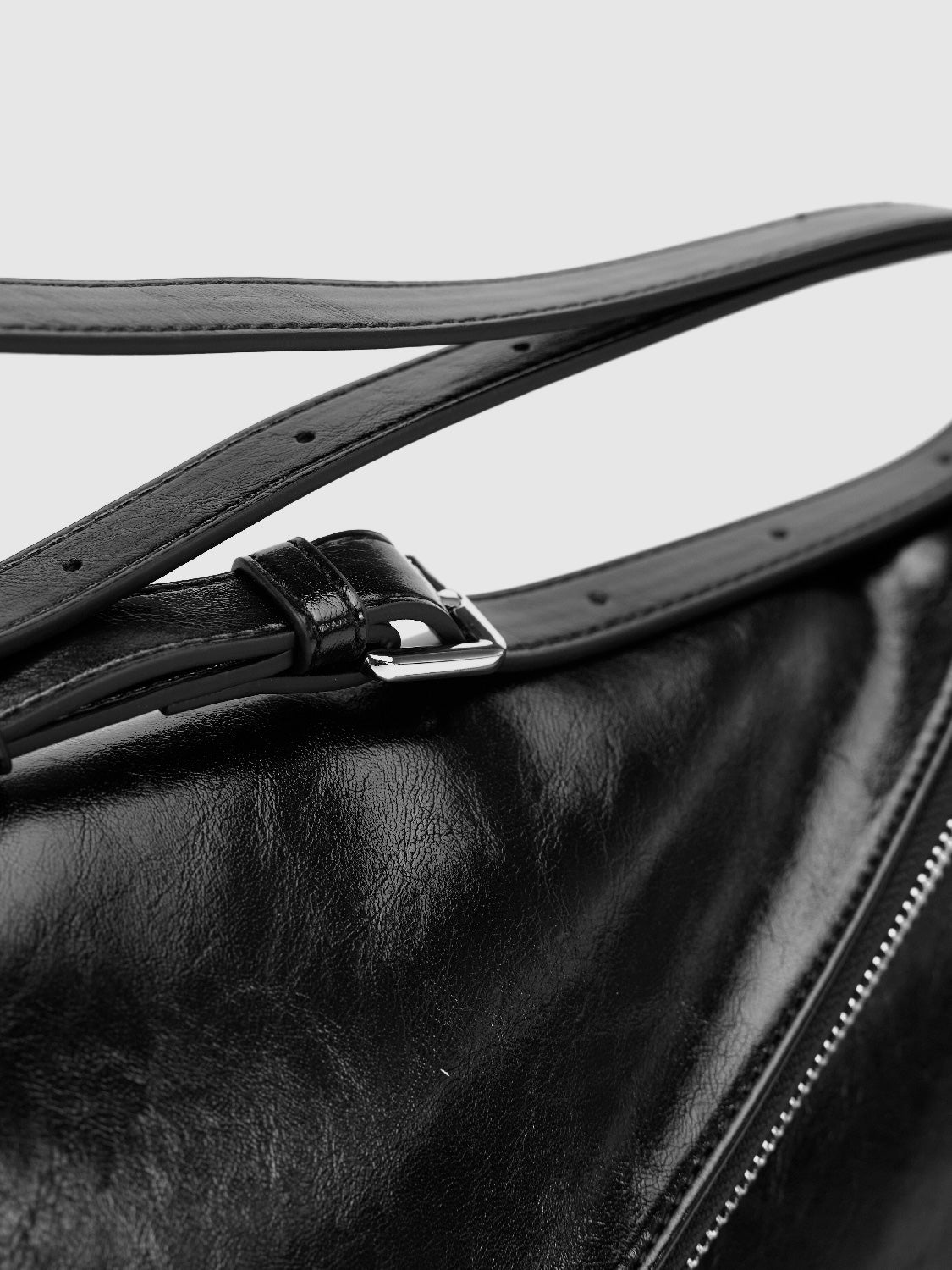 Versatile Vegan Leather Shoulder Bag