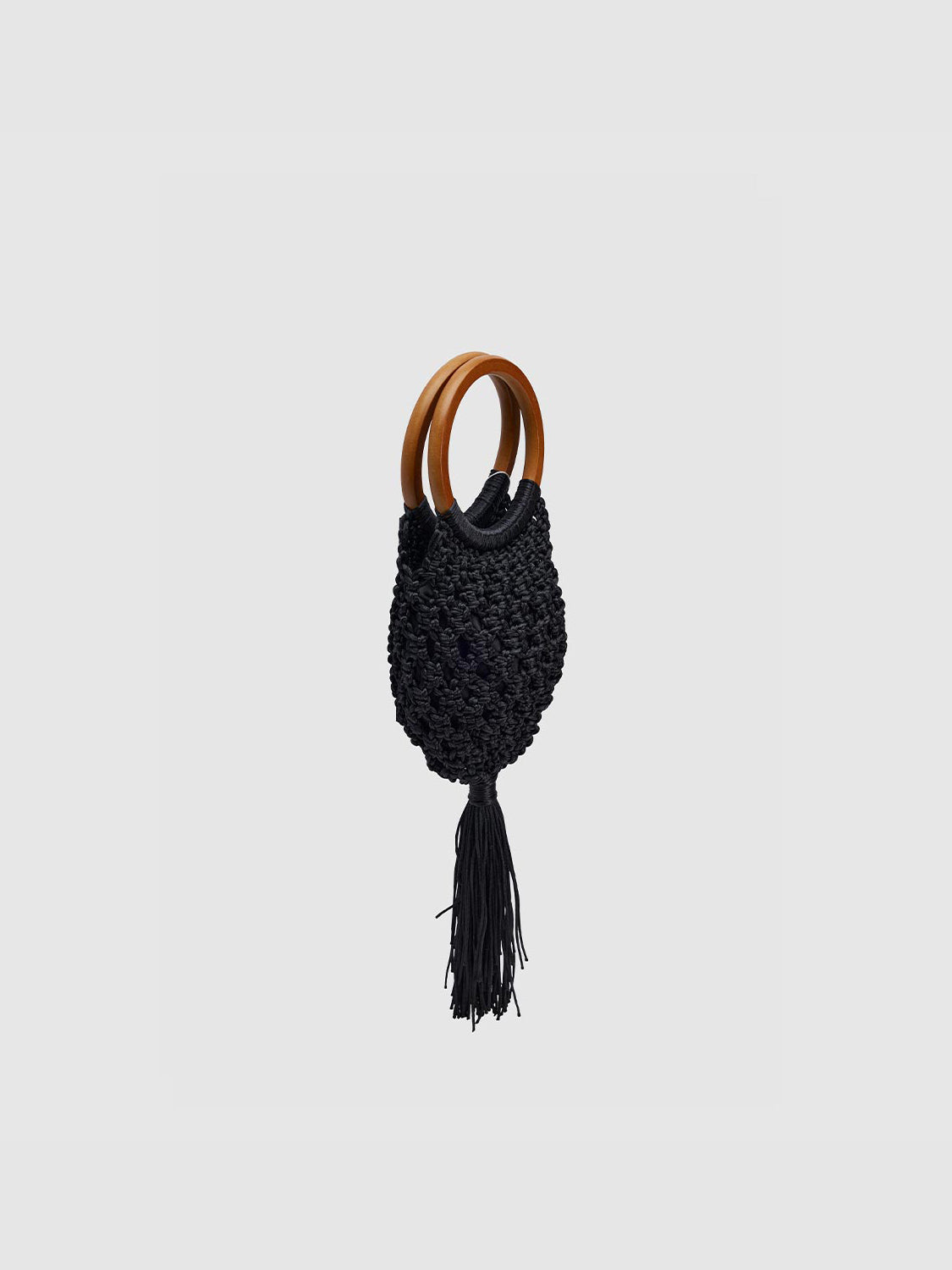 Ring Handle Crochet Handbags