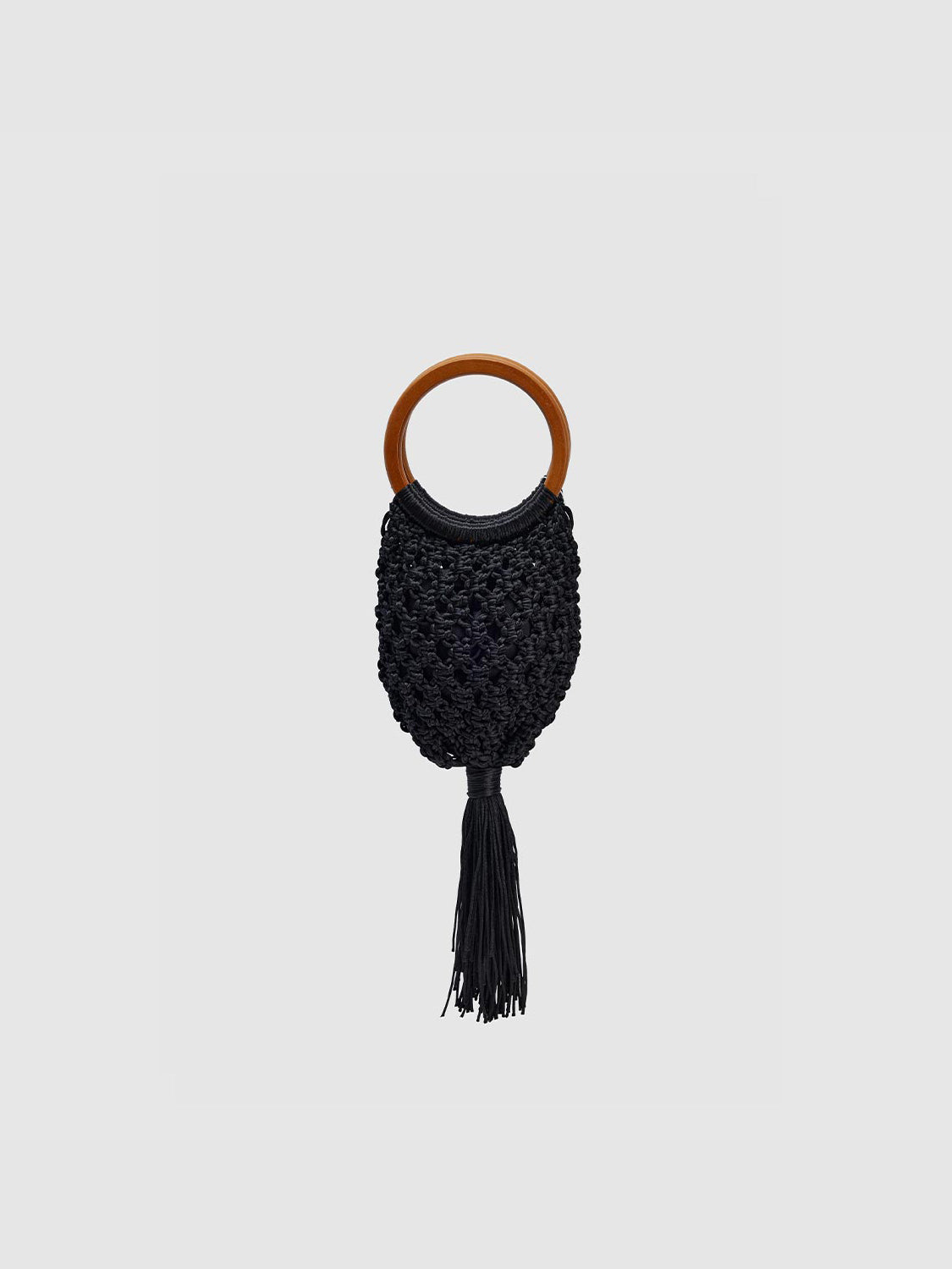 Ring Handle Crochet Handbags
