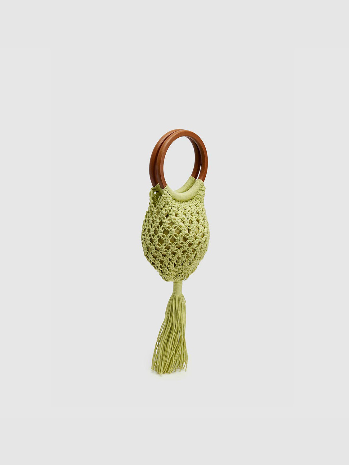 Ring Handle Crochet Handbags