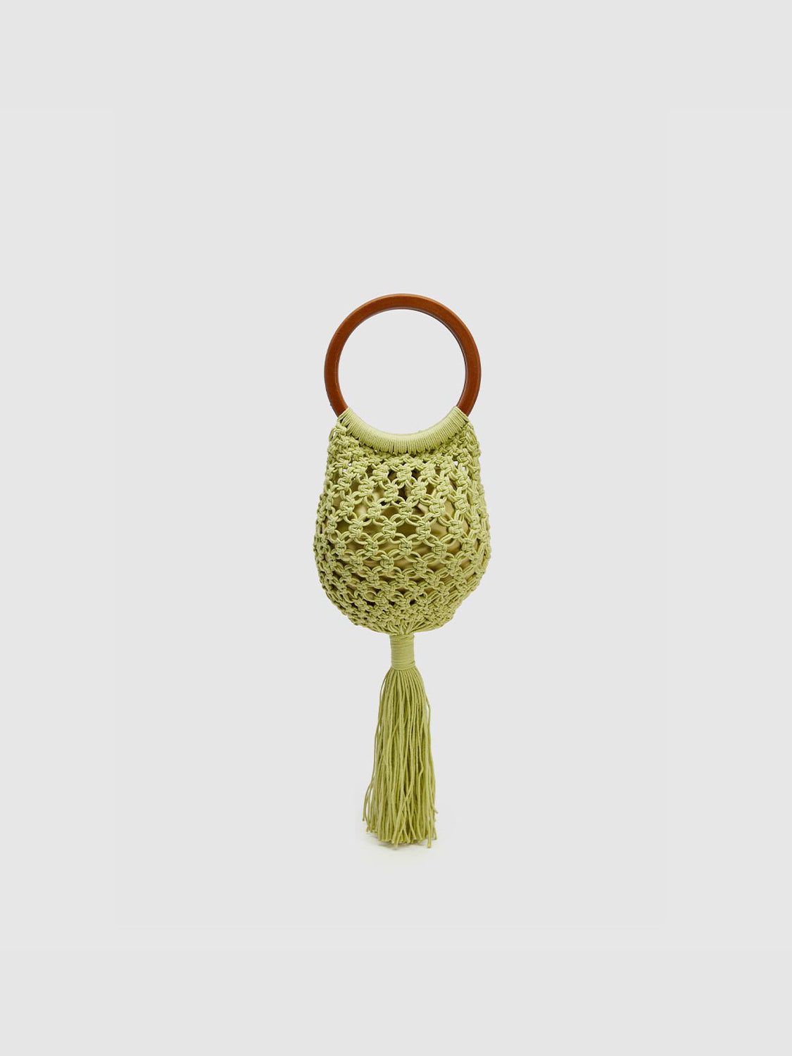Ring Handle Crochet Handbags