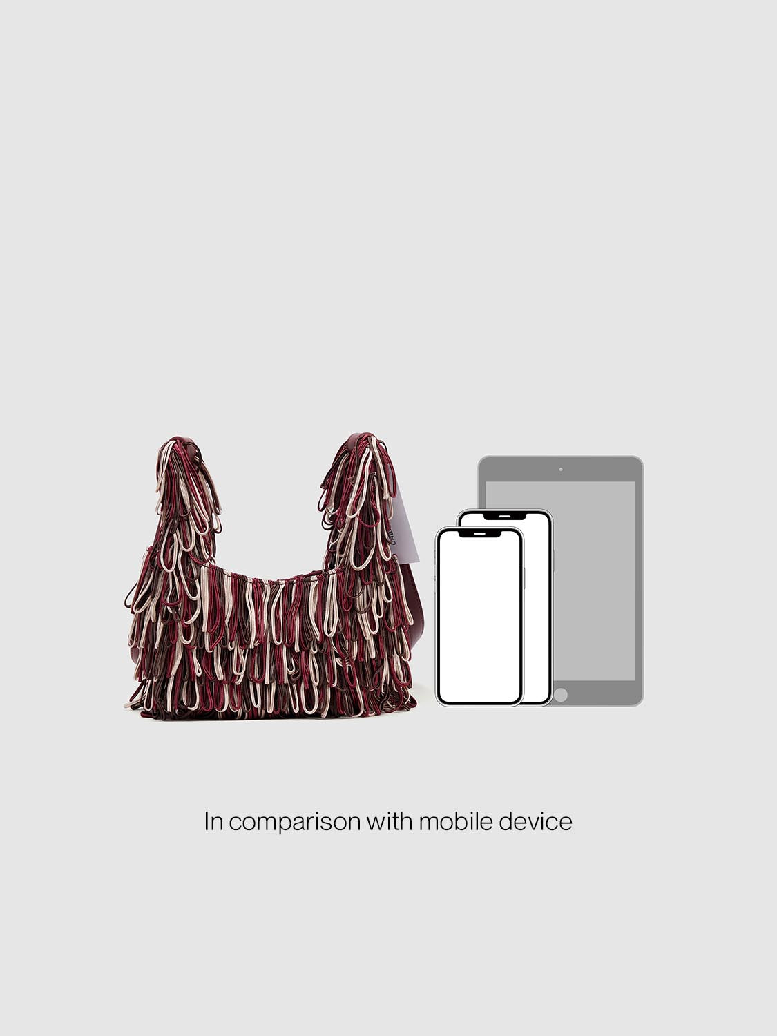 Tassel Décor Shoulder Bags