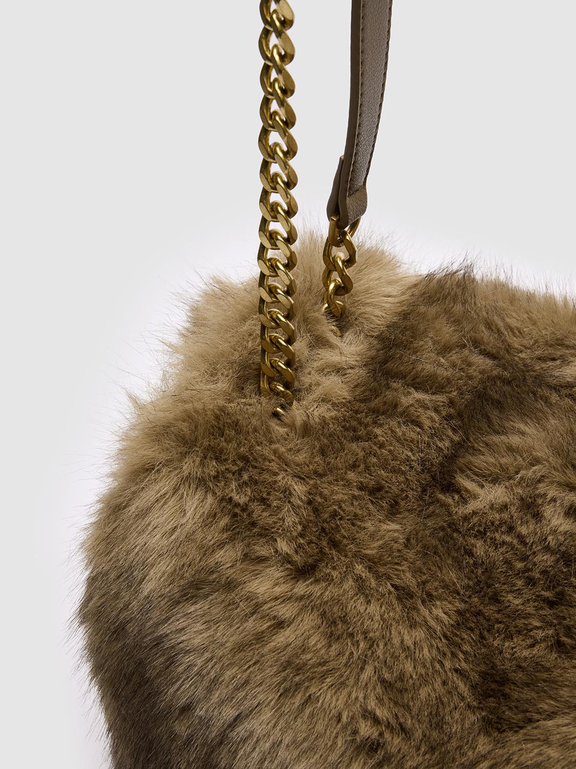 Fluffy Shoulder Crossbody Bag