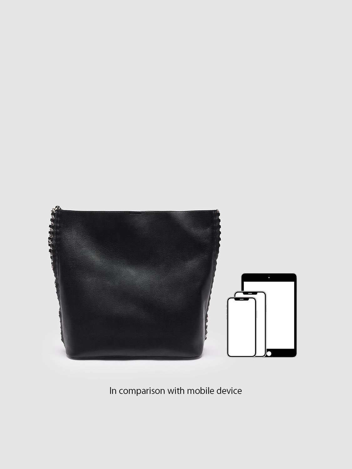 Vegan Leather Oversize Shoulder Bags